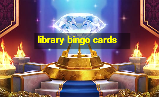 library bingo cards