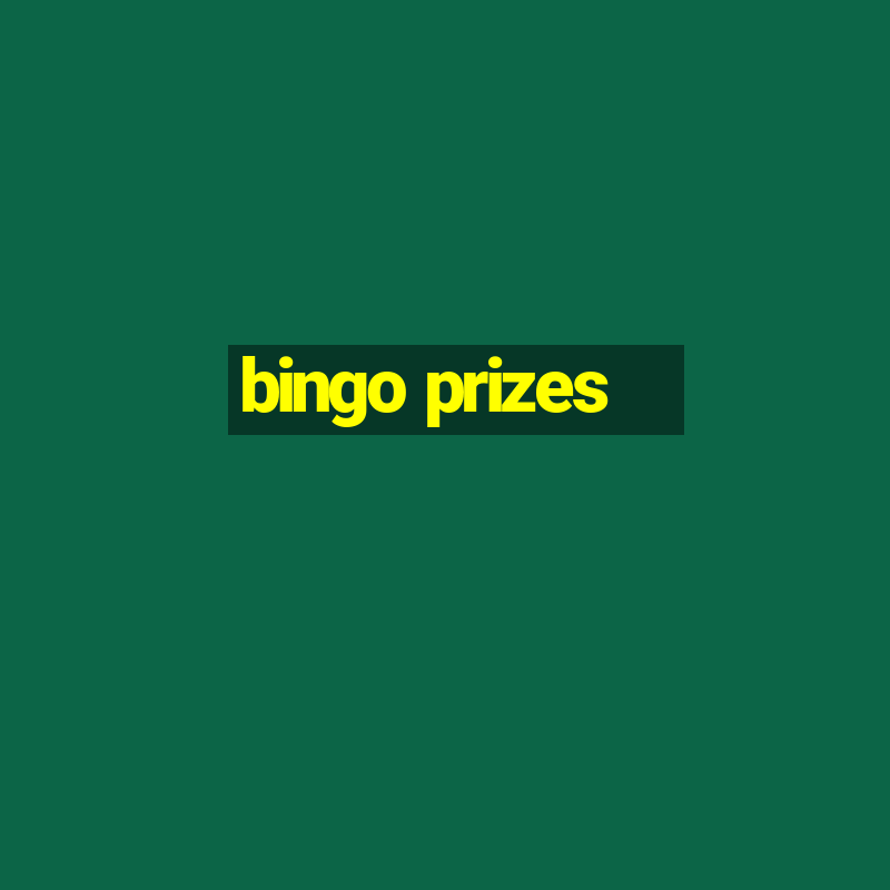 bingo prizes