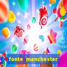 fonte manchester city download