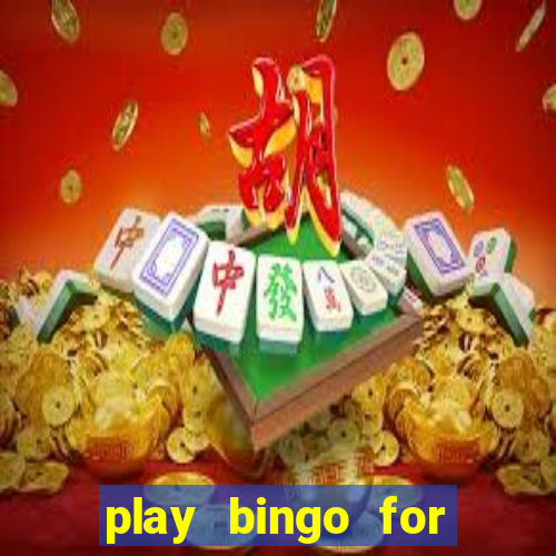 play bingo for money online