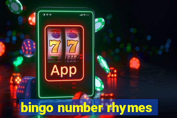 bingo number rhymes