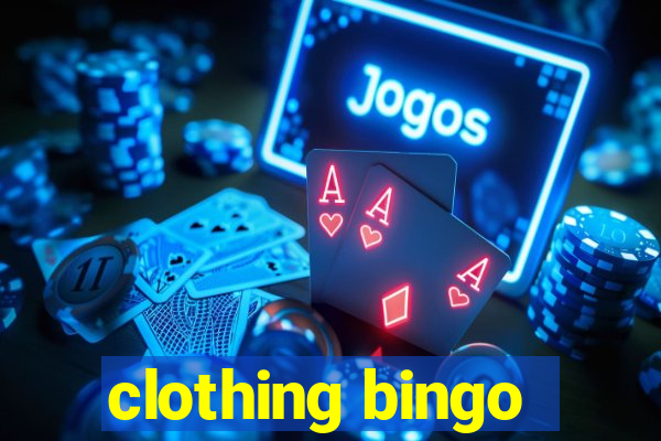 clothing bingo