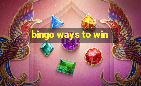 bingo ways to win