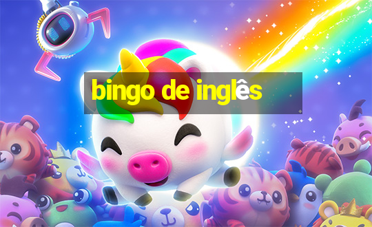 bingo de inglês