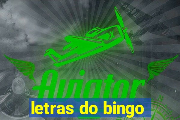 letras do bingo