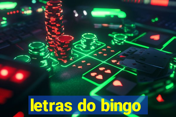 letras do bingo