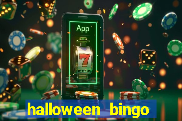 halloween bingo cards with numbers