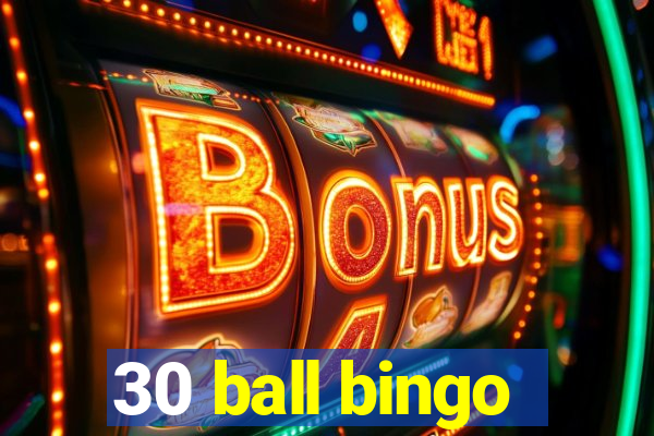 30 ball bingo