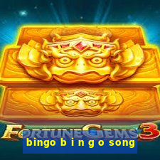 bingo b i n g o song