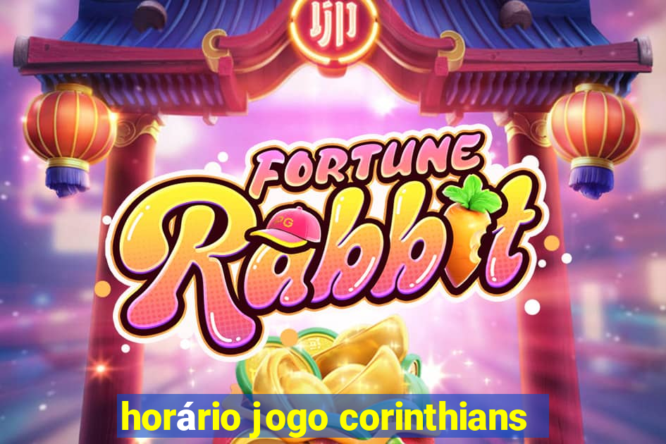 horário jogo corinthians