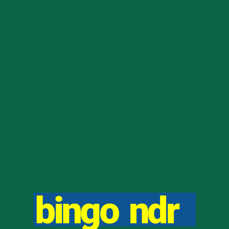 bingo ndr