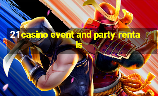 21 casino event and party rentals