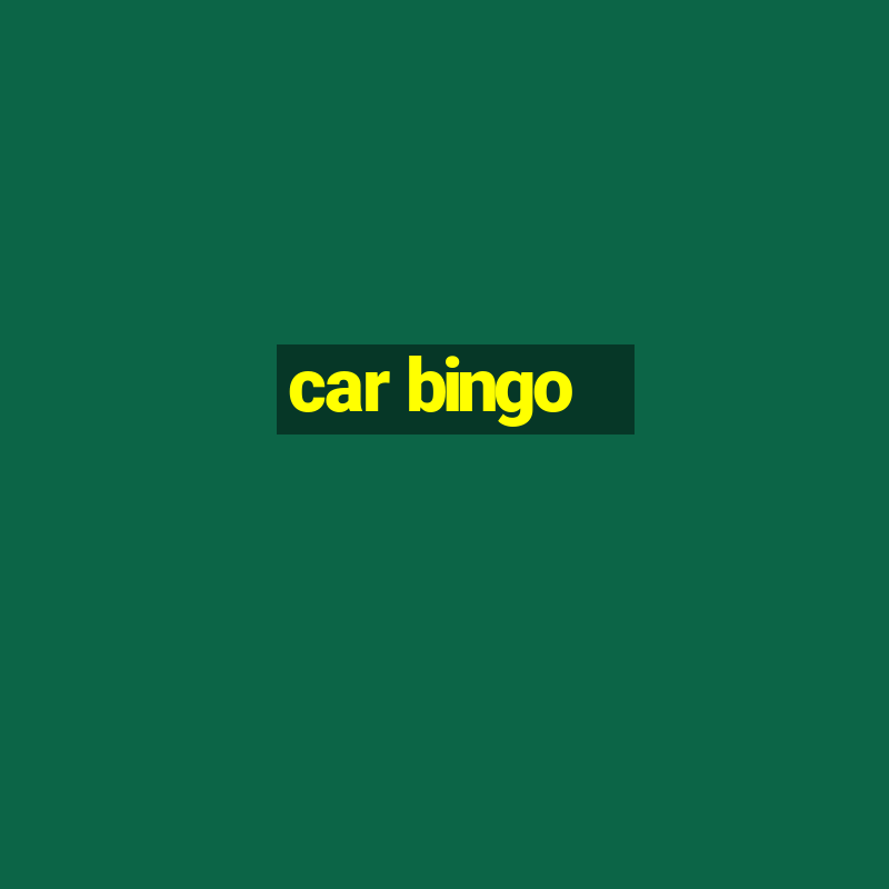 car bingo